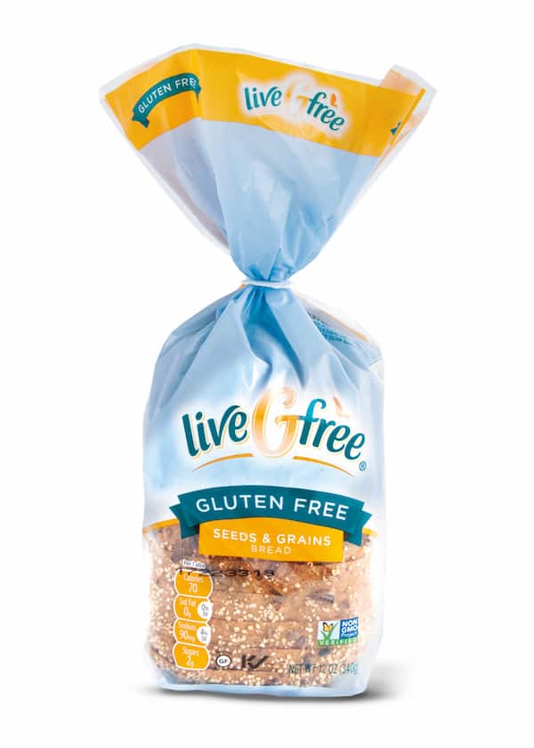 liveGfree Seeds and Grains Bread