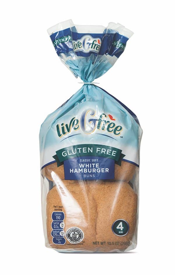 liveGfree Gluten Free Hamburger Buns