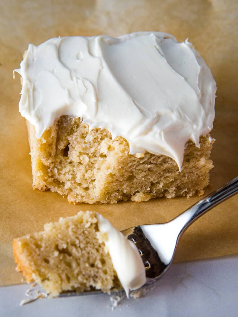 Gluten-Free Banana Cake with Cream Cheese Frosting