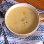 Gluten-Free Corn Chowder in a bowl.