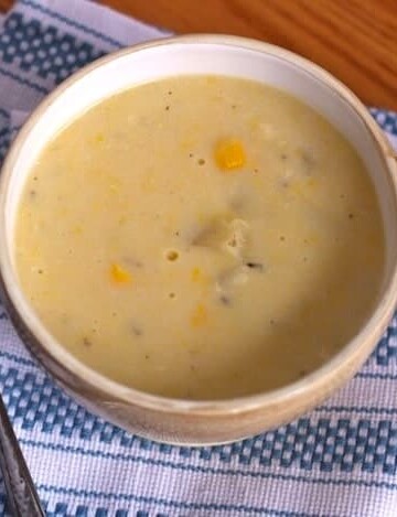 Gluten-Free Corn Chowder in a bowl.