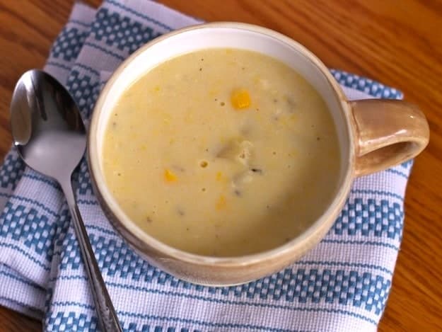 Gluten-Free Corn Chowder in a bowl.