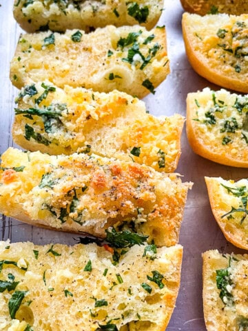 Gluten-free garlic bread.