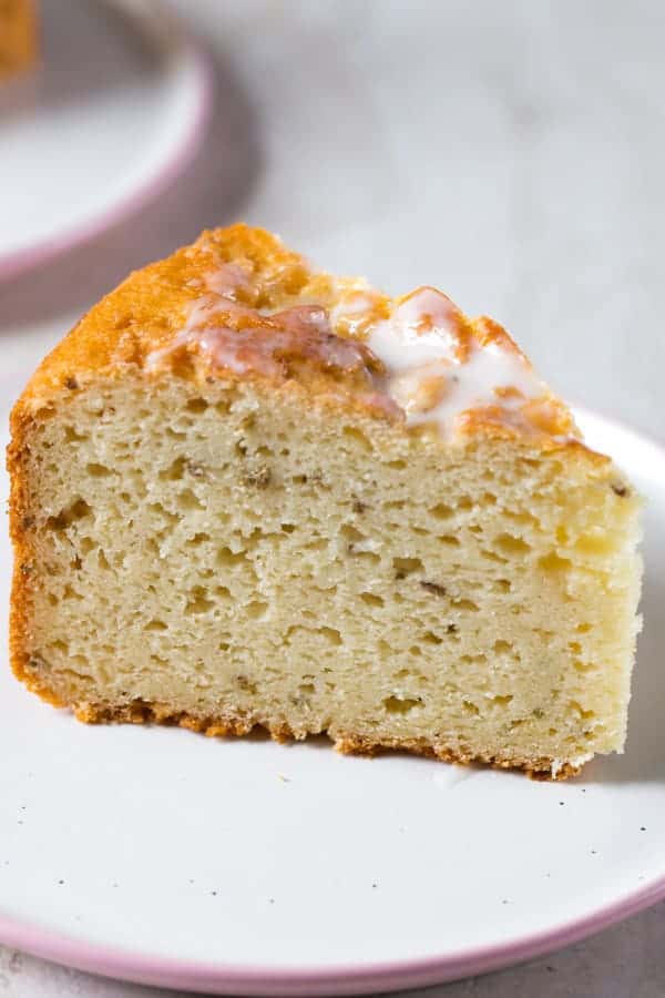 Gluten-free Italian Easter bread on plate.