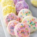 Gluten-Free Sugar Cookies on a Plate.