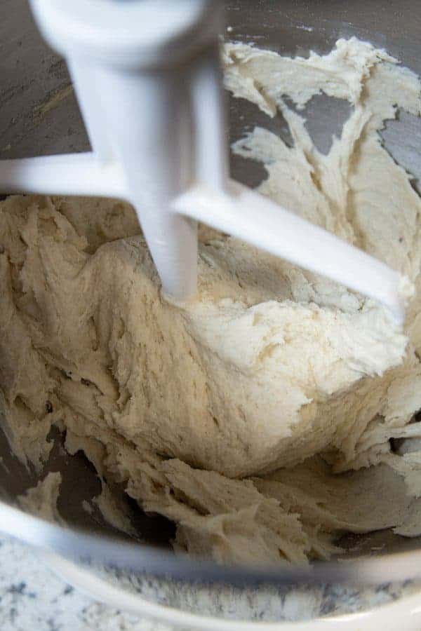 Gluten-Free Soft Roll Dough Mixing