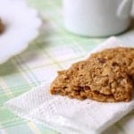 Gluten-Free Whole-Grain Oatmeal Cookies on a paper towel.