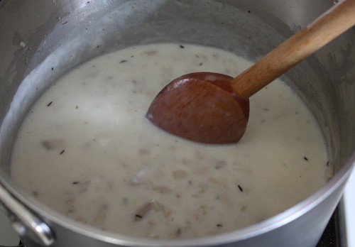 White Sauce for gluten-free green bean casserole.