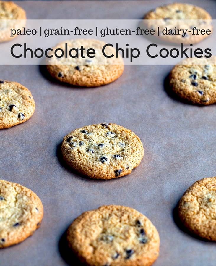 Paleo Chocolate Chip Cookies