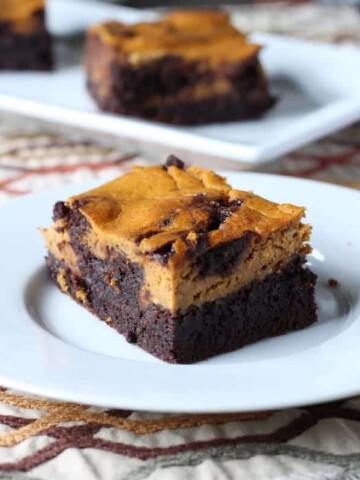 Pumpkin Cheesecake Brownies